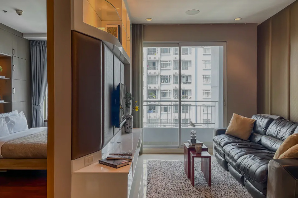 [ให้เช่า] Circle Condominium ใจกลางอโศก 50 ตร.ม. ชั้น 26 วิวสูง เฟอร์ครบ จัดเต็มมุมทำงาน! – รูปที่ 4