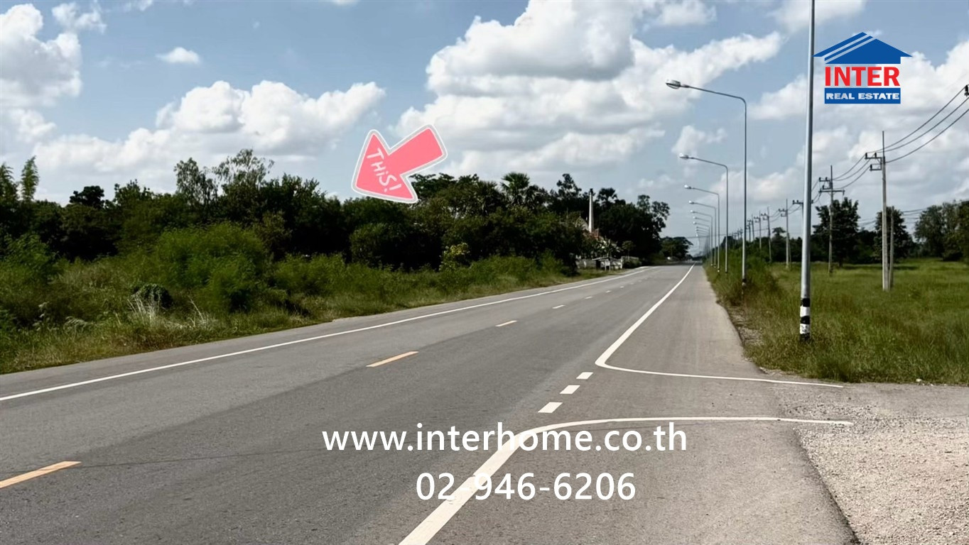 Empty land 4 rai 235.2 sq m, land for rent in Khon Kaen, Mueang Phon land, long-term rental, Khon Kaen, opposite the entrance to Ban Khok Si, Road 2233, AH12 Asia Road. Suphasit Uthit Road, Phon, Khon Kaen