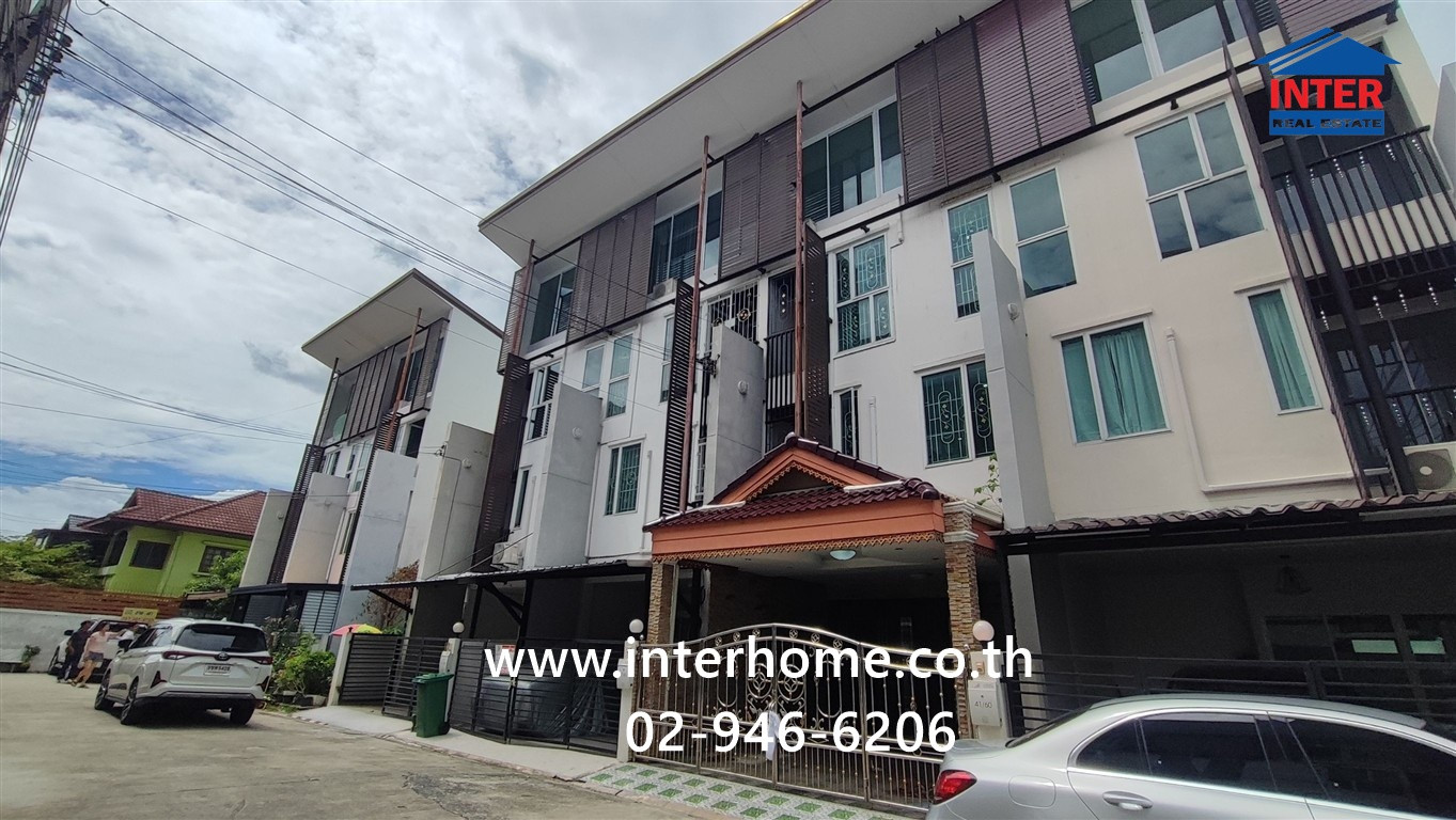 Townhome 3.5 floors, 18.8 sq m, The Attic Chaengwattana Village, near Big C, HomePro, Chaengwattana Government Center, Muang Thong Thani, Pak Kret, Nonthaburi.
