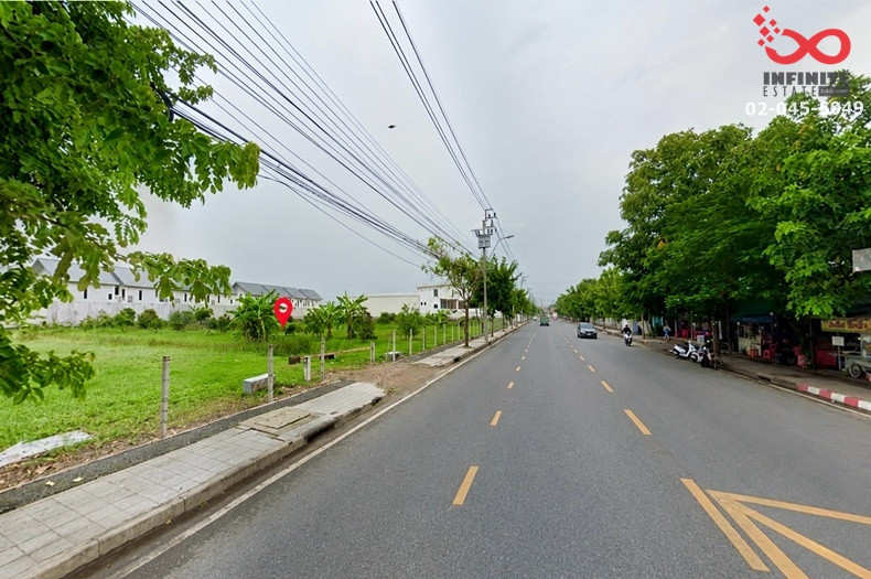 Land for sale, 1 rai already filled, next to Permsin Road, Sai Mai, near the BTS Green Line. – รูปที่ 2