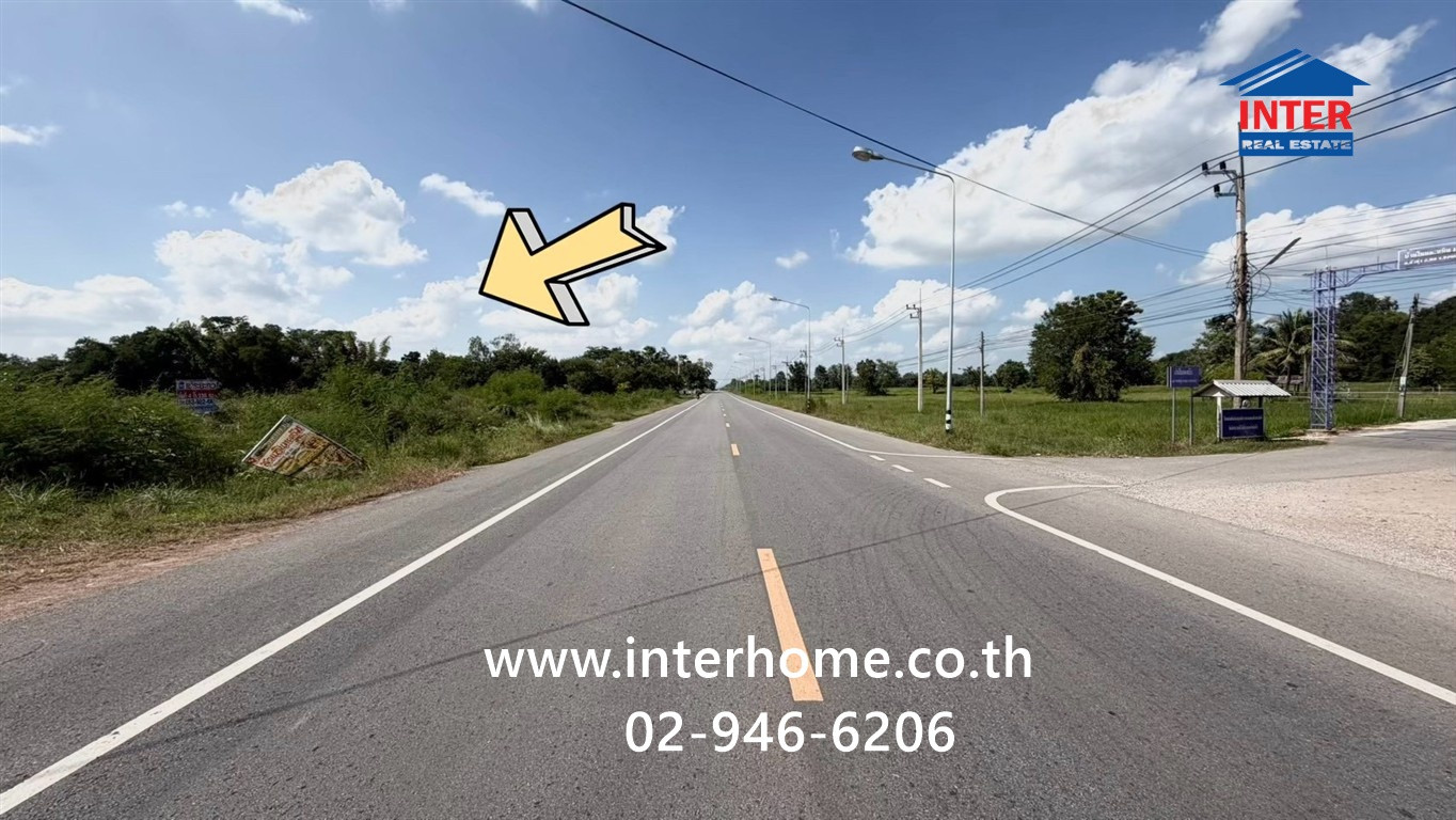 Empty land 4 rai 235.2 sq m, land for rent in Khon Kaen, Mueang Phon land, long-term rental, Khon Kaen, opposite the entrance to Ban Khok Si, Road 2233, AH12 Asia Road. Suphasit Uthit Road, Phon, Khon Kaen – รูปที่ 2