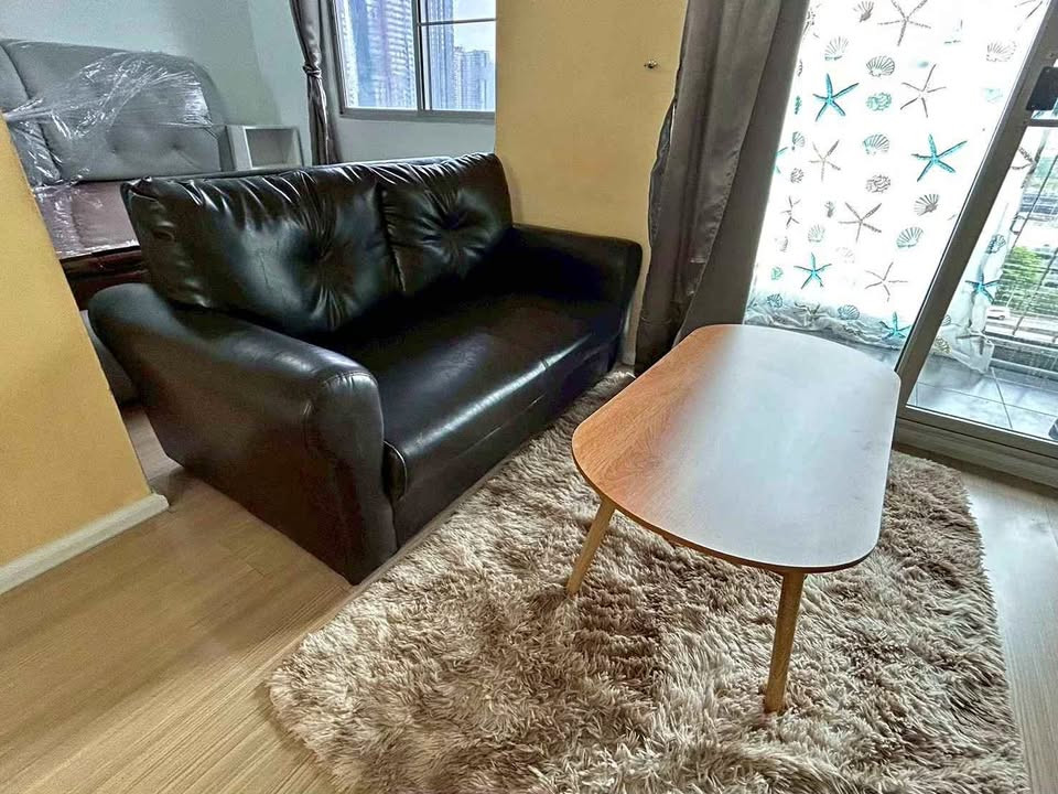 🟢 Condominium for rent, A Space Asoke-Ratchada Hideaway (A Space Asoke-Ratchada Hideaway), corner room, decorated, ready to move in with complete furniture and electrical appliances.