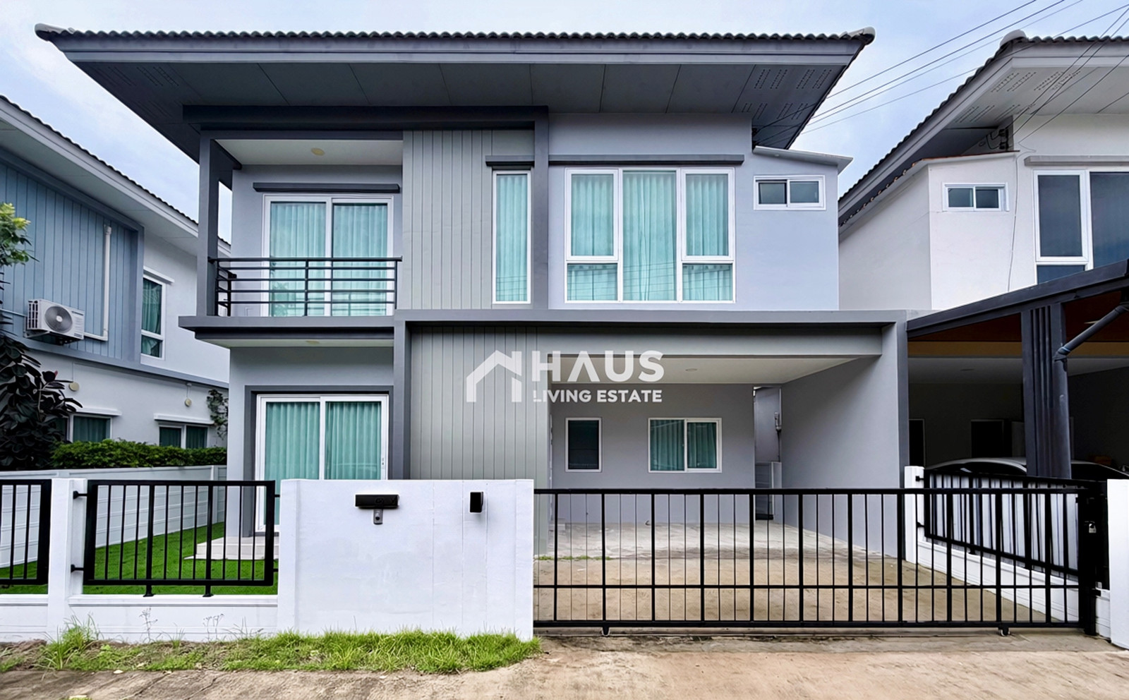 🔥 ขายบ้านแฝด คิว ดิสทริค เวสต์เกต 🔥 Q District Westgate / 4 ห้องนอน #HBBT005