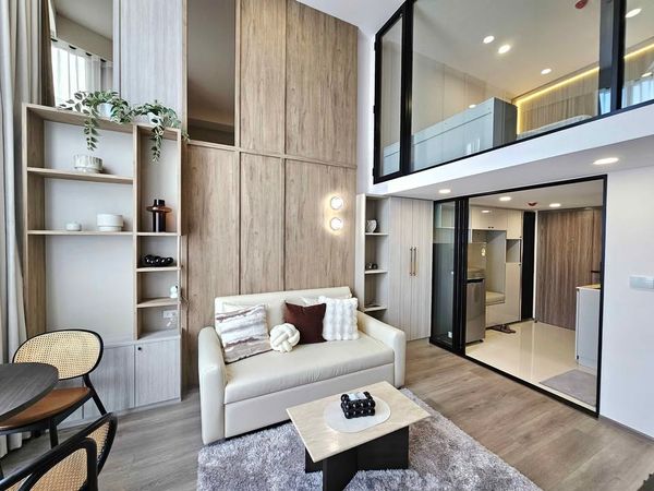 ปล่อยเช่า ห้อง Duplex แต่งสวย ใกล้ BTSพระโขนง เพียง 150 ม. เดินทางสะดวก Knightsbridge Space Rama4-Sukhumvit