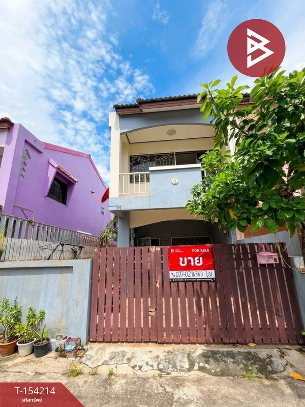2-story townhouse for sale, Pakwan Village, Chachoengsao.