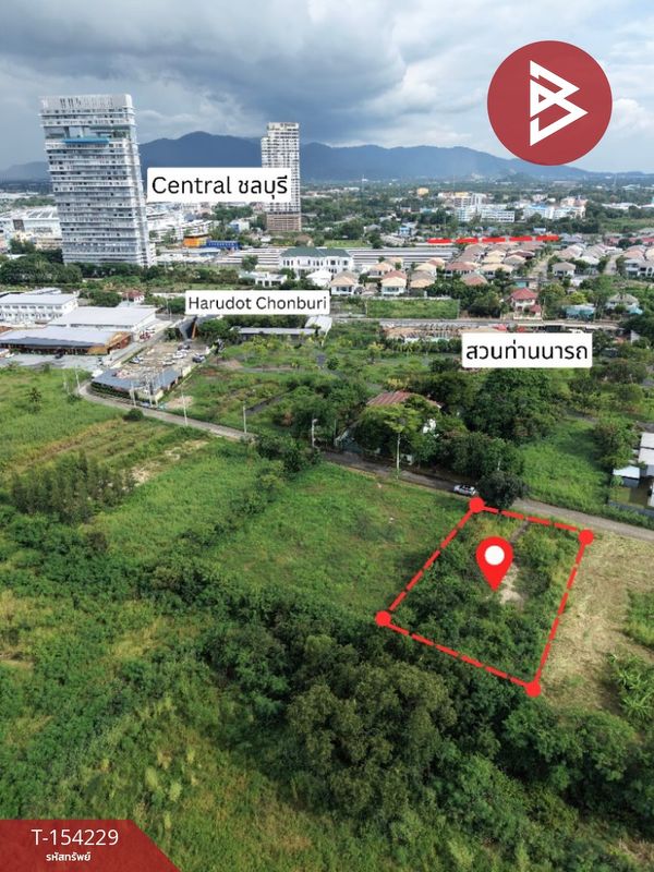 Land for sale, area 2 ngan 47 sq m, Samet, Chonburi.