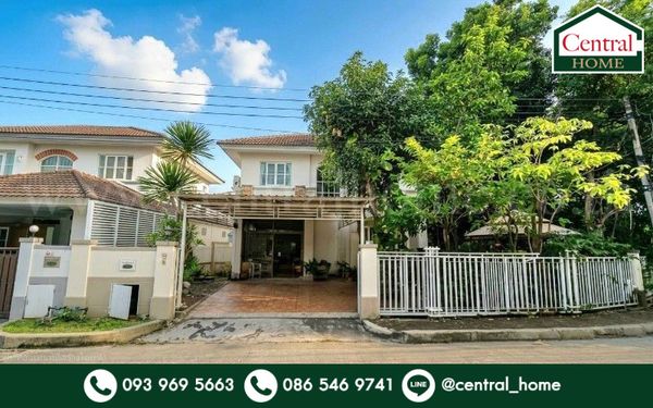 Single house, Parichat Village 345, Pathum Thani, beginning of the project, cheapest price.