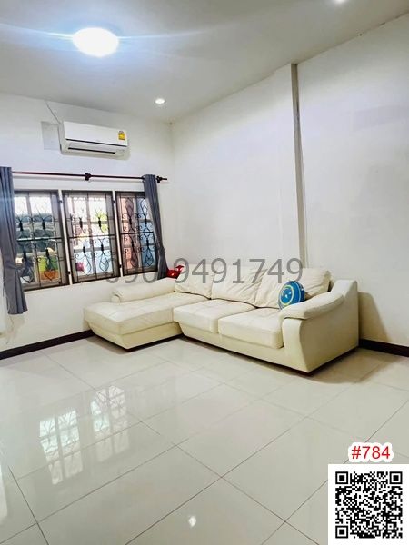 3-story townhouse for rent, Ketu Nuti Chemine Village, Lat Phrao 87, newly decorated throughout.