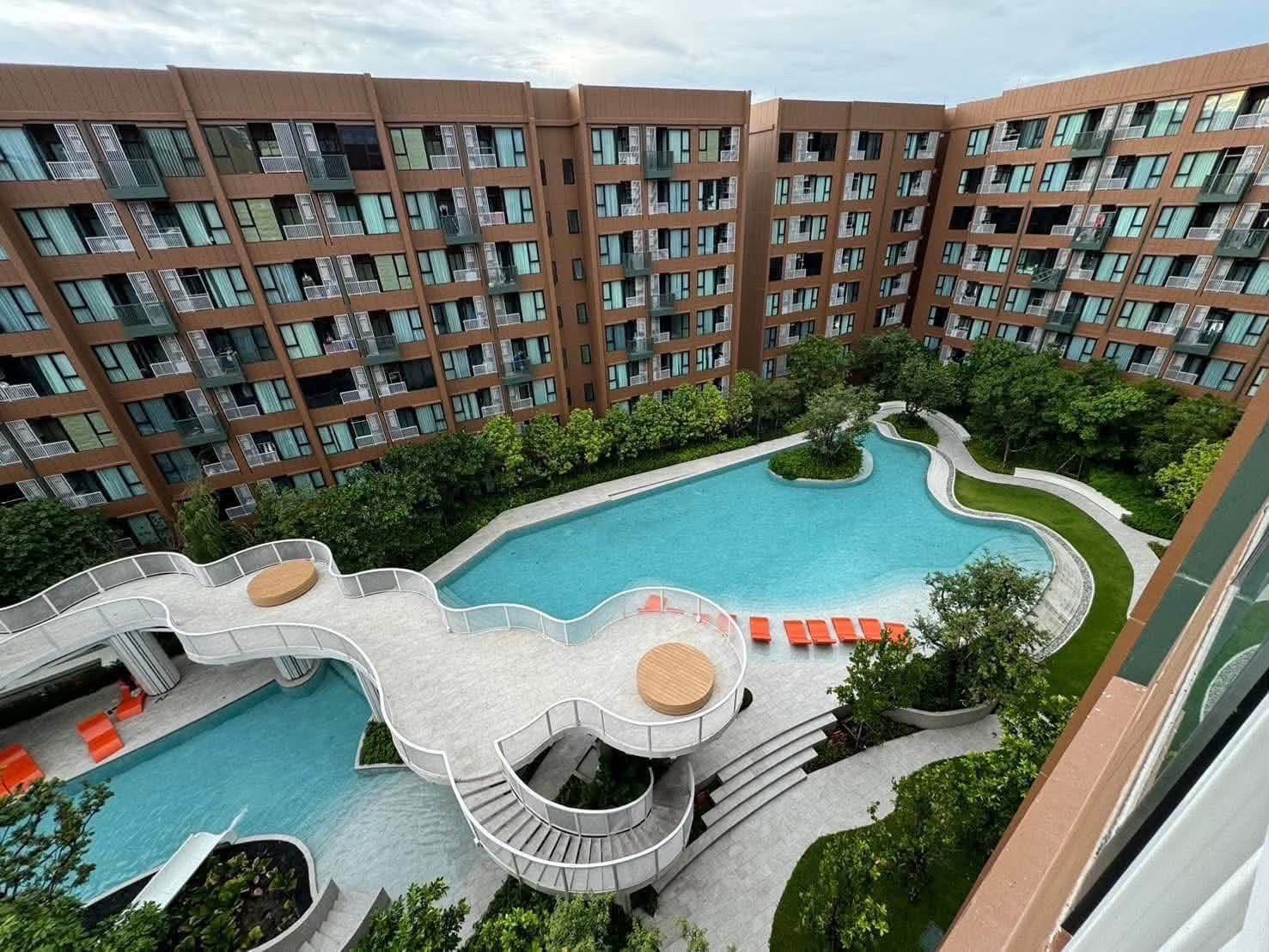 ให้เช่า Kave Town Colony อาคาร D ชั้น 6 ห้องวิวสระ 28 ตร.ม. เฟอร์ฯ ครบ 12,500 บาท/เดือน – รูปที่ 3
