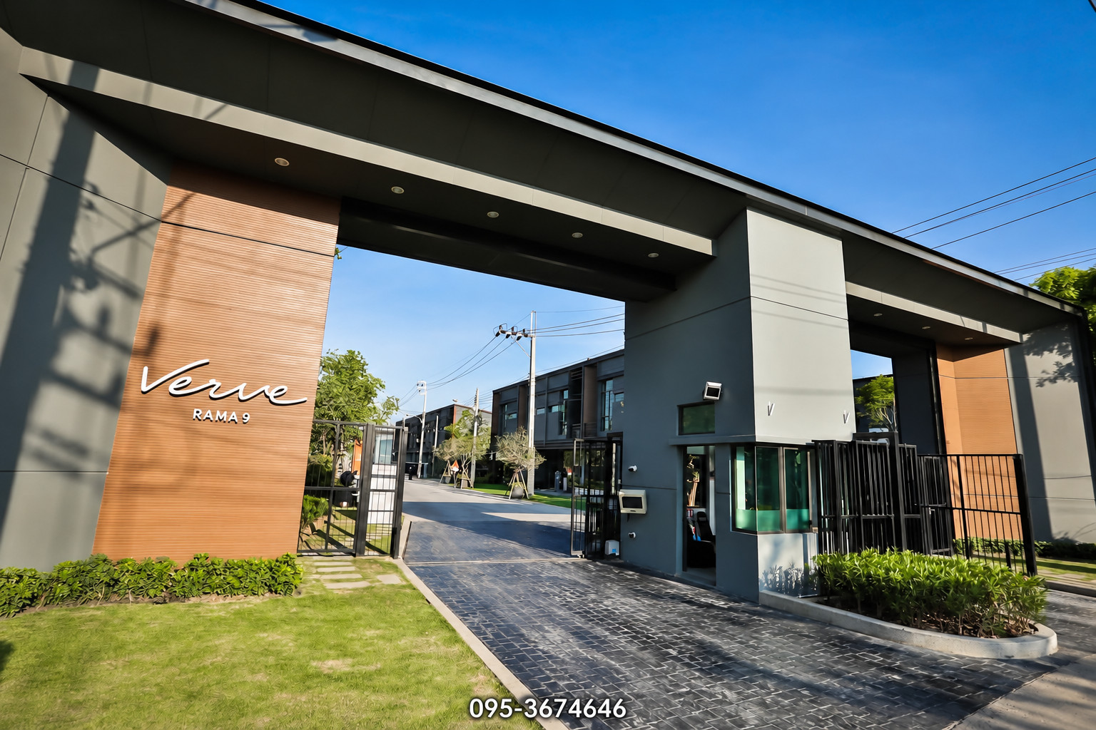 2-story townhome for sale, Verve Rama 9 project, Modern Loft style townhome, Mercer house style, cool design, complete functions. 2-story townhome for sale, Verve Rama 9 project, Modern Loft style townhome, Mercer house style, cool design, complete functions.