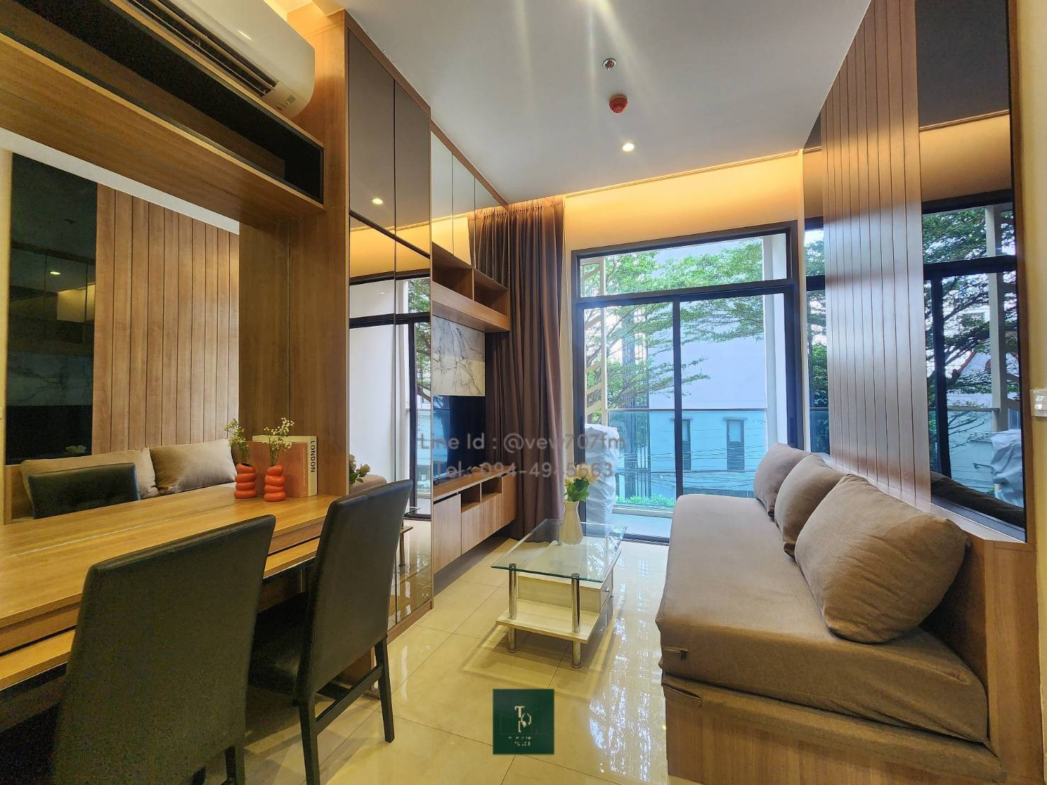 Mayfair Place Sukhumvit 50 <<2 Bedrooms For Rent>>📍Location: Sukhumvit 50 ( has shuttle services to BTS On Nut ) :Fully Furnished