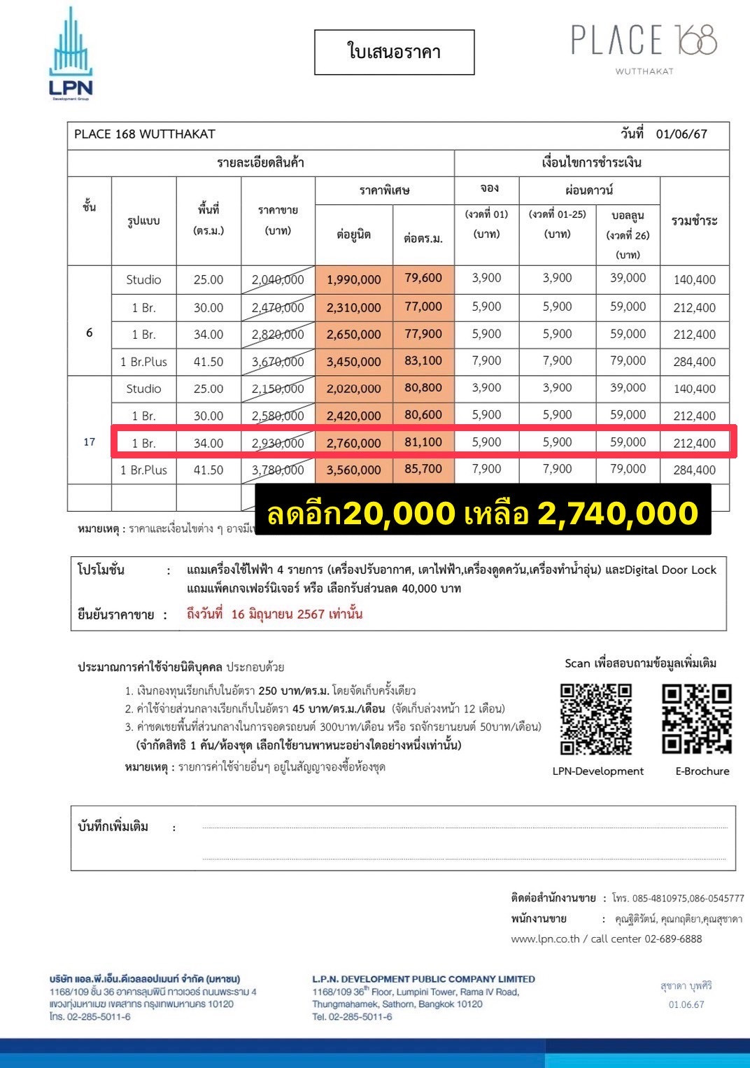 ขายดาวน์คอนโด PLACE 168 Wutthakat  – รูปที่ 4