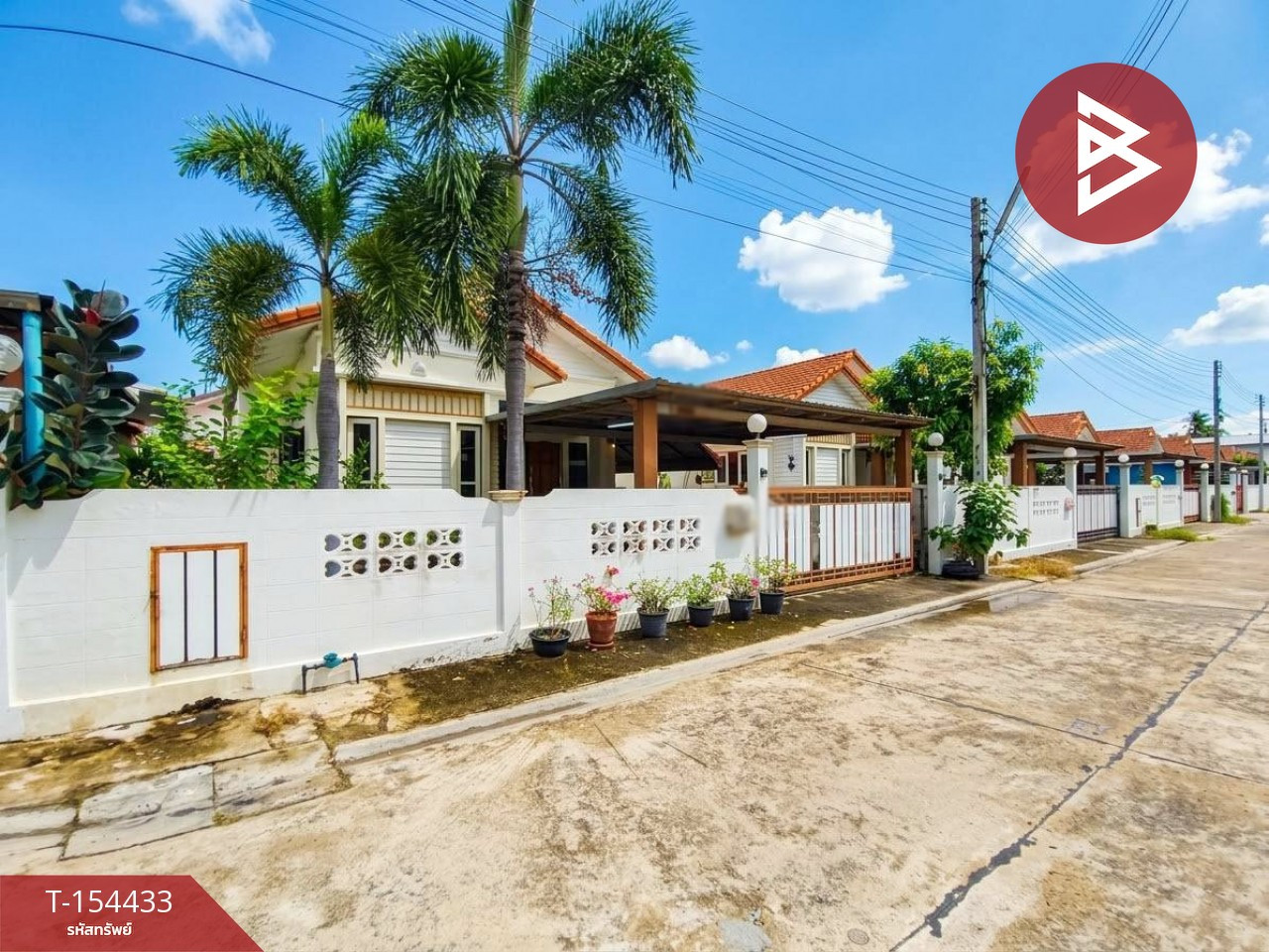 ขายบ้านเดี่ยว เนื้อที่ 52.4 ตารางวา หมู่บ้านมนตรีพฤกษาชล1 สมุทรสงคราม – รูปที่ 2