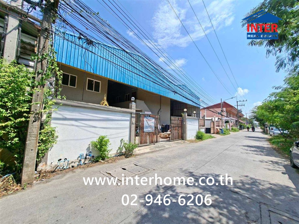 Empty land 400 sq m. Land + warehouse + worker room, Soi Hathairat 4 Hathairat Road Kittisak Road, Lam Luk Ka, Pathum Thani – รูปที่ 3