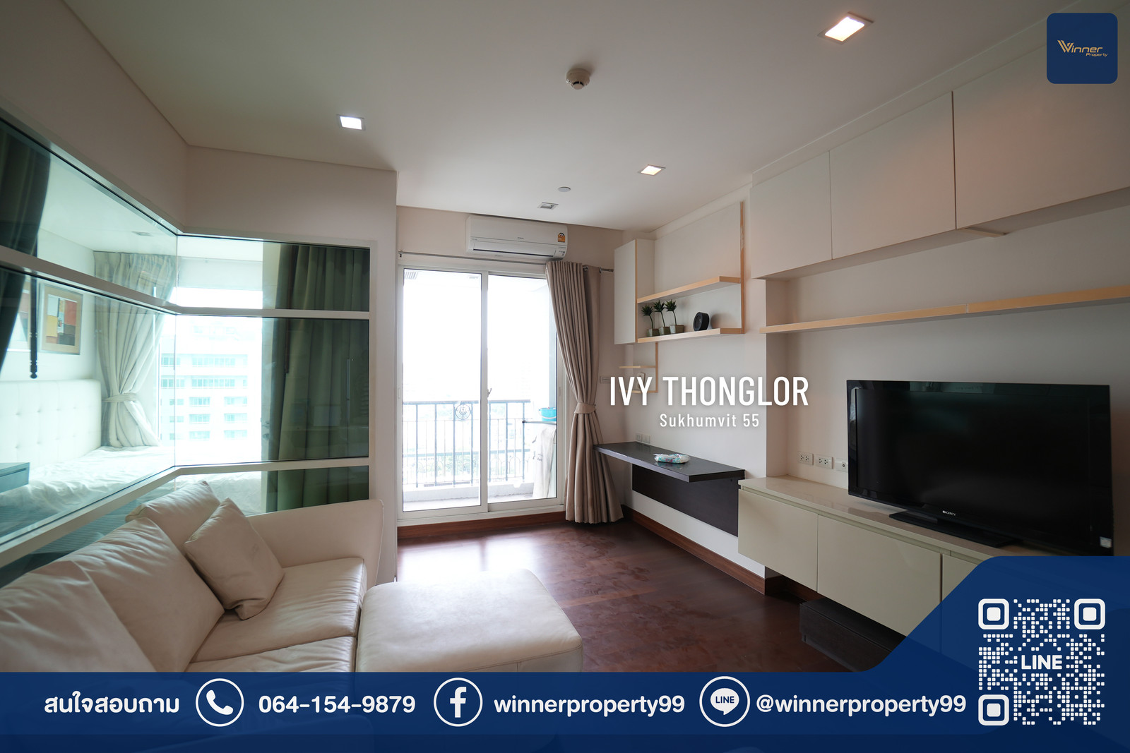 (A67178c) เช่าคอนโด โครงการ IVY Thonglor(ไอวี่ทองหล่อ21) BTS Thonglor ตกแต่งพร้อมอยู่ ชั้น 16