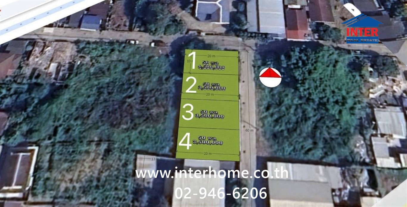 Empty land 50 sq m. Land, Soi Sukhumvit 115 (Sor Aphichat 9), Sukhumvit Road, Thepharak Road, Mueang Samut Prakan, Samut Prakan. – รูปที่ 2
