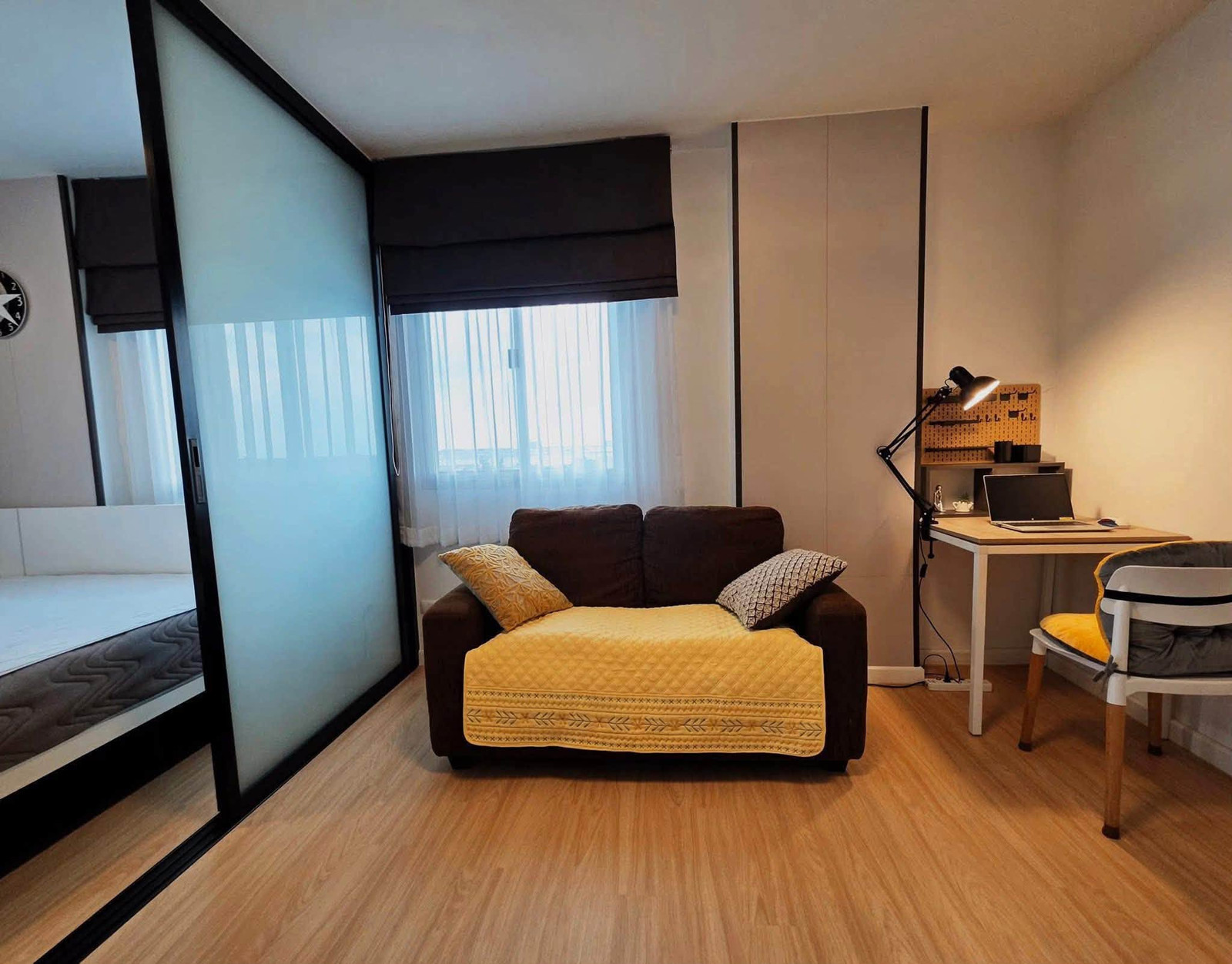 📣ขาย Dcondo Campus Rangsit Phase2 |ห้องรีโนเวทใหม่ มีกระจกกั้น ห้องมุม 📞091-7503016 แคทค่ะ