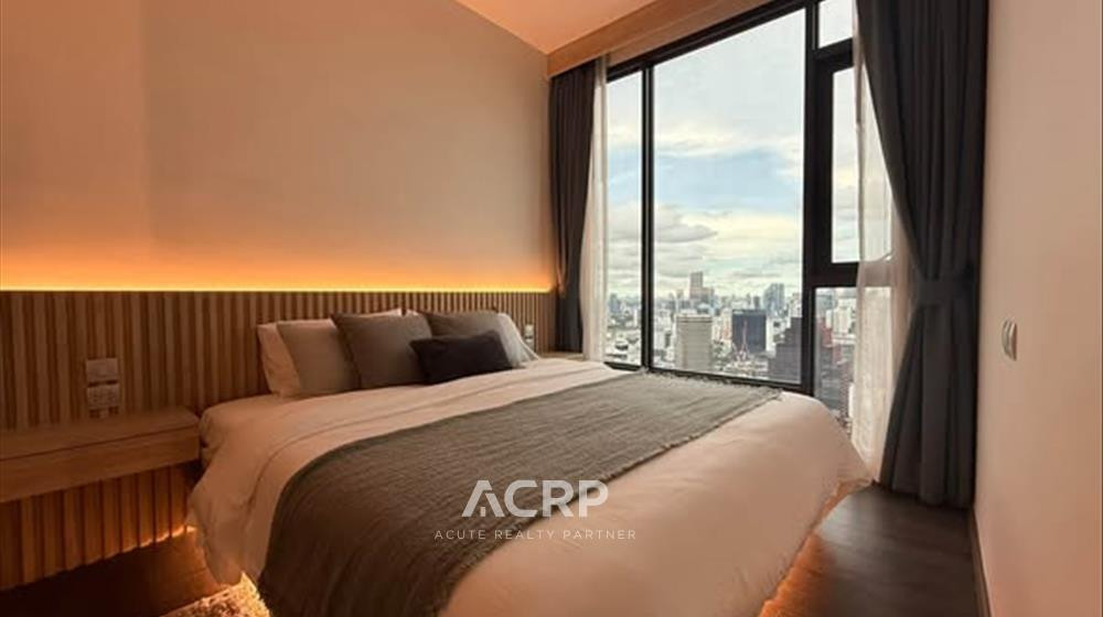 ให้เช่า The Address Siam–Ratchathewi | 2 ห้องนอน | 69 ตร.ม. ห้องมุม ชั้นสูง 40+ rent 70K/mo.