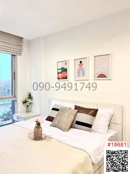 Condo for rent, PARC EXO Kaset-Nawamin, Building F, 4th floor, ready to move in.