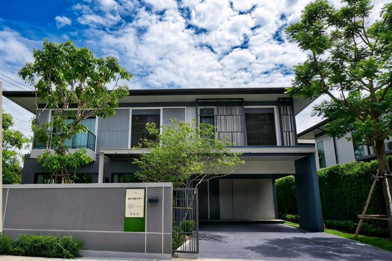 ขายบ้านกลางสวนเขียวชอุ่มสุดร่มรื่นของสนามกอล์ฟ ริเวอร์เดล ปทุมธานี