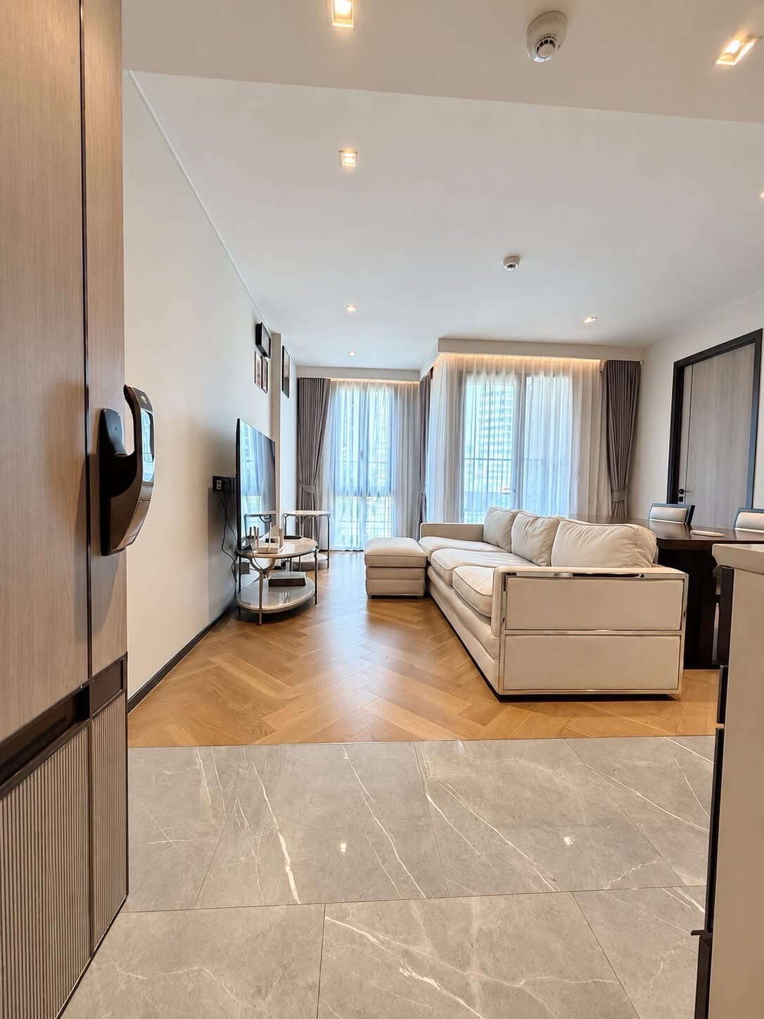 🔥Rent at  The Reserve Sukhumvit 61 🔥1BR 1BR.🔥 55,000 🔥50sqm. 🔥Floor3 – รูปที่ 3