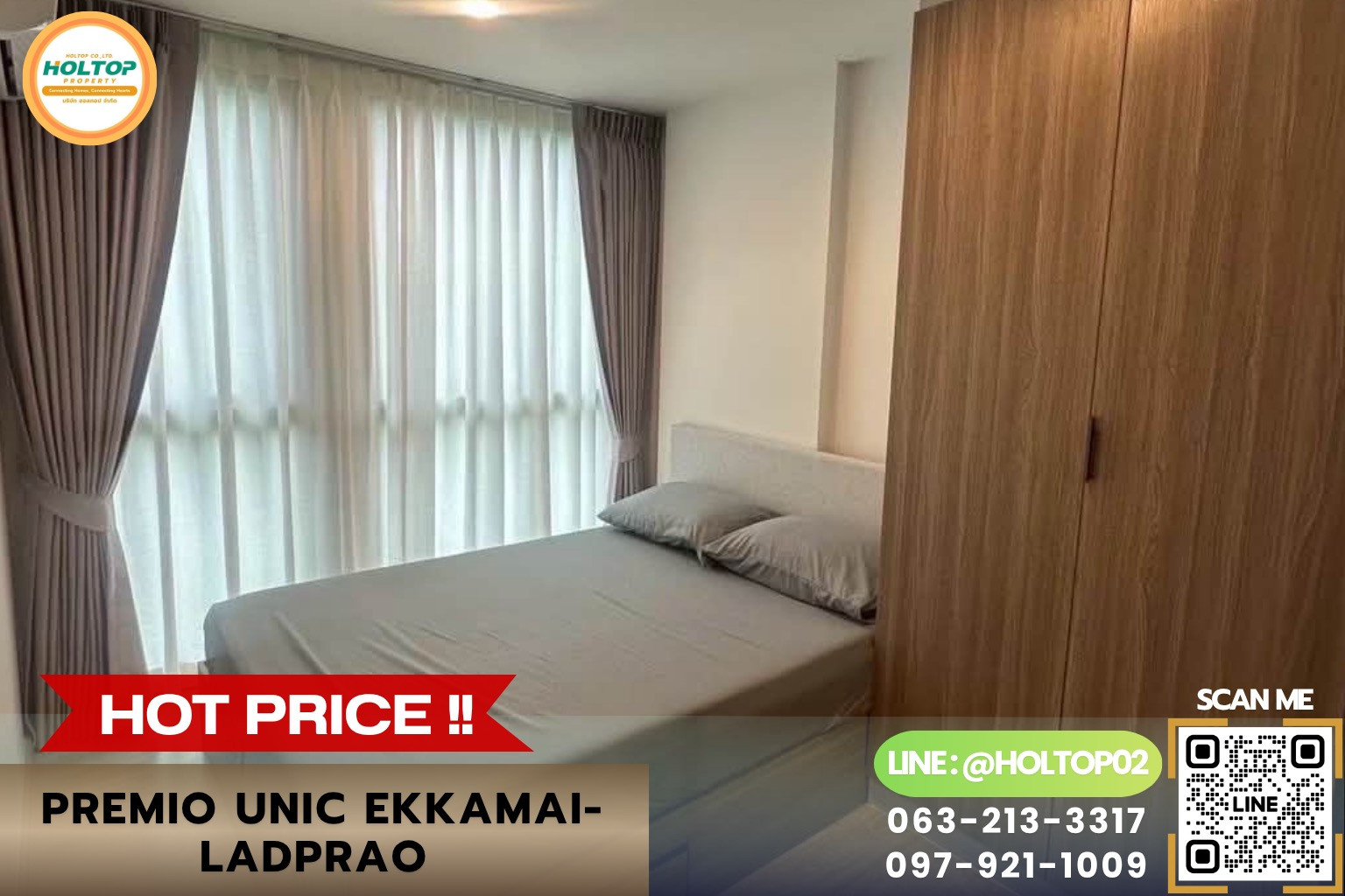 #HT20531 ให้เช่าคอนโด Premio Unic Ekkamai-Ladprao (พรีมิโอ ยูนีค เอกมัย-ลาดพร้าว)