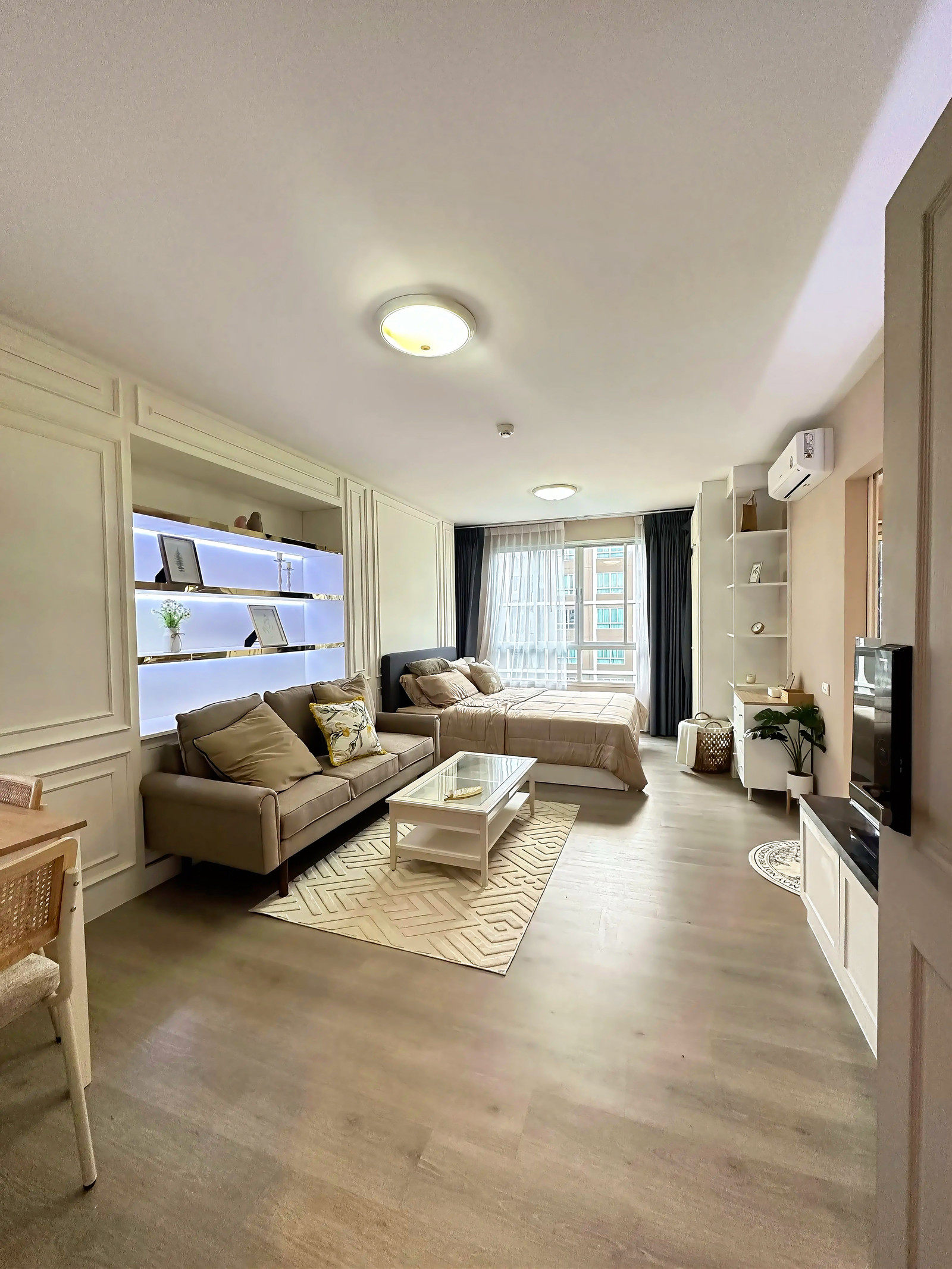 For sale: D Condo Campus Resort Dome-Rangsit, pool view, corner room, beautifully decorated, brand new. Near Thammasat Rangsit, price negotiable, ready to finish! – รูปที่ 4