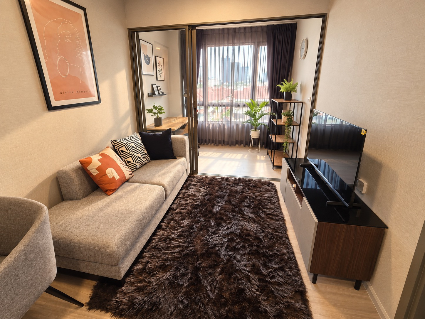 For rent, 1 bedroom, 1 office room, Quintara Phum, Sukhumvit 39.