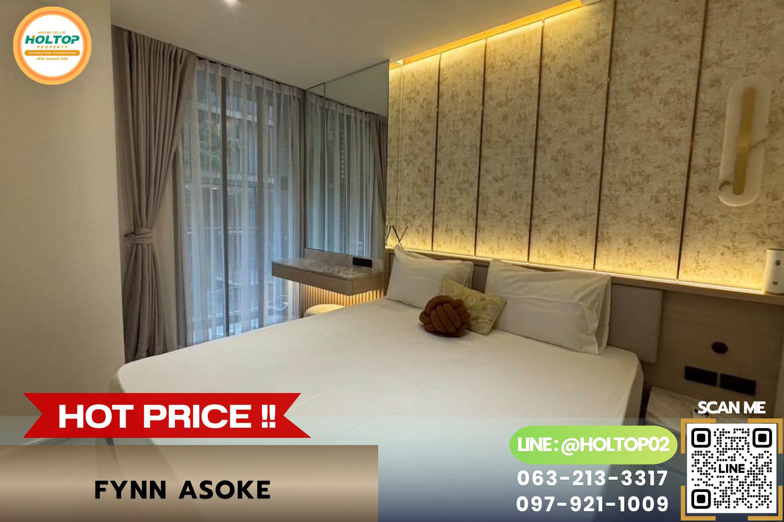 #HT20783 ให้เช่าคอนโด ฟินน์ อโศก (Fynn Asoke)