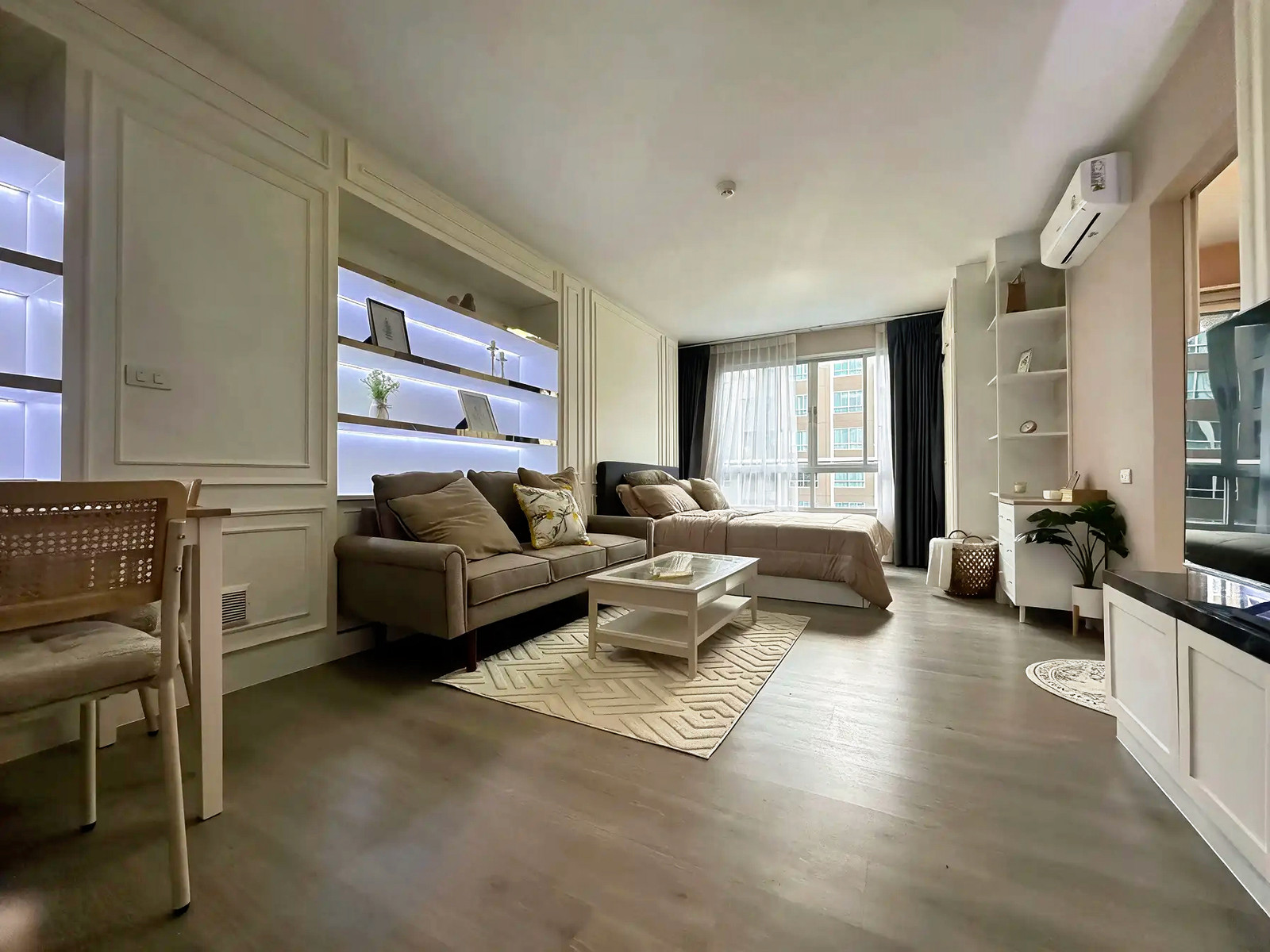 For sale: D Condo Campus Resort Dome-Rangsit, pool view, corner room, beautifully decorated, brand new. Near Thammasat Rangsit, price negotiable, ready to finish! – รูปที่ 2