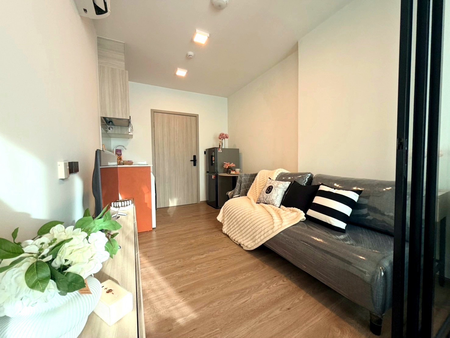 For rent, Chapter One All Ramintra, 7th floor, Building C, size 28 sq m, 1 bedroom, near MRT Lat Pla Khao, price 12,000 baht/month. – รูปที่ 2