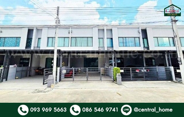 2-story townhome, Pleno Tiwanon, Bangkadi, beginning of the project, good location on Tiwanon Road, Pathum Thani.