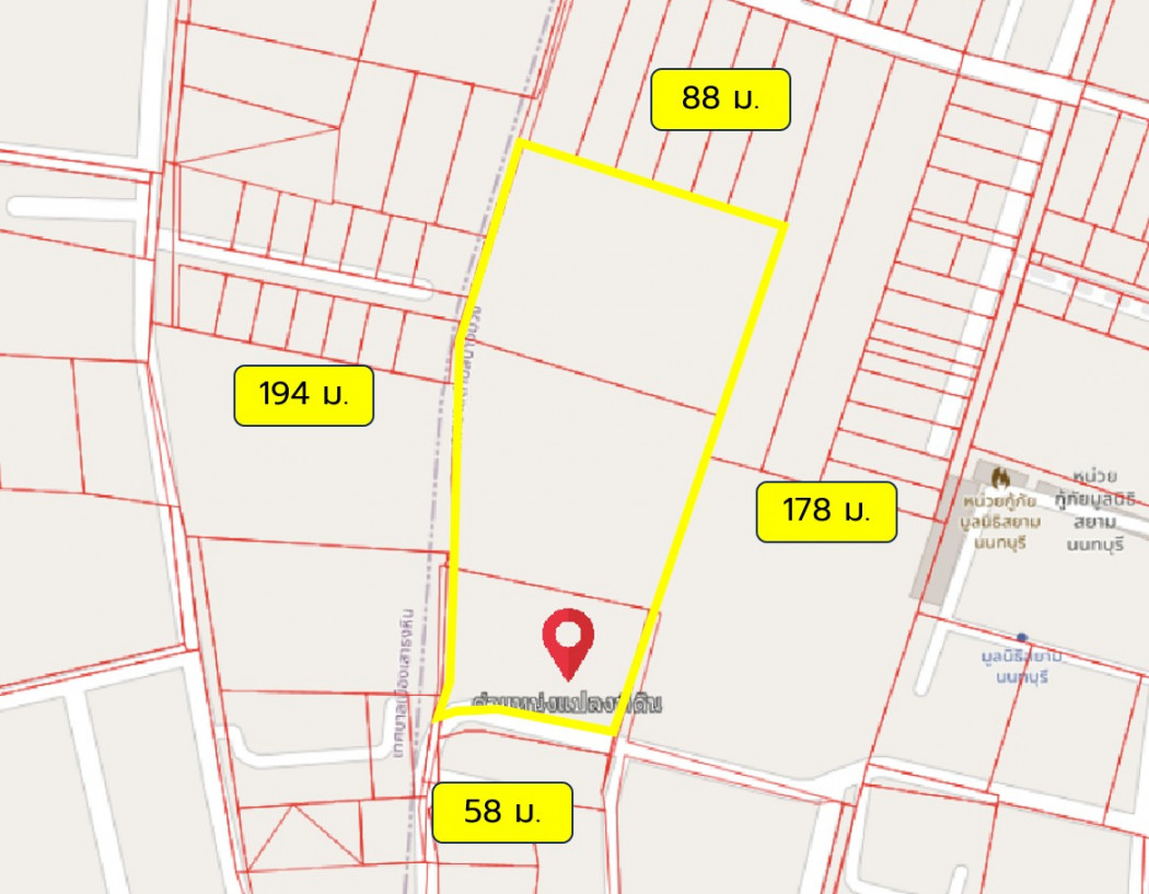 ขาย ที่ดิน ซ.วัดเสาธงหิน 8 ไร่กว่า ใกล้ถ.บางใหญ่-บางคูลัด เพียง 500 เมตร CC – รูปที่ 2