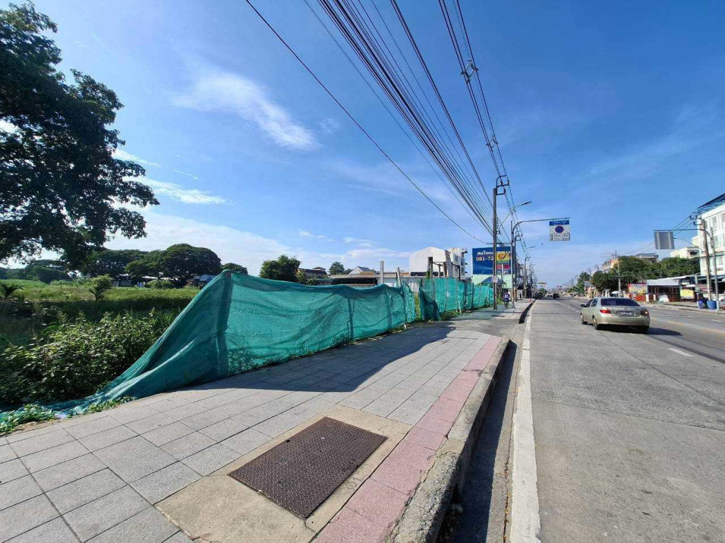 ขาย ที่ดิน ริมถนนหทัยราษฎร์ 8 ไร่ 3 งาน 36 ตรว ผังสีเหลือง เหมาะทำจัดสรร – รูปที่ 4