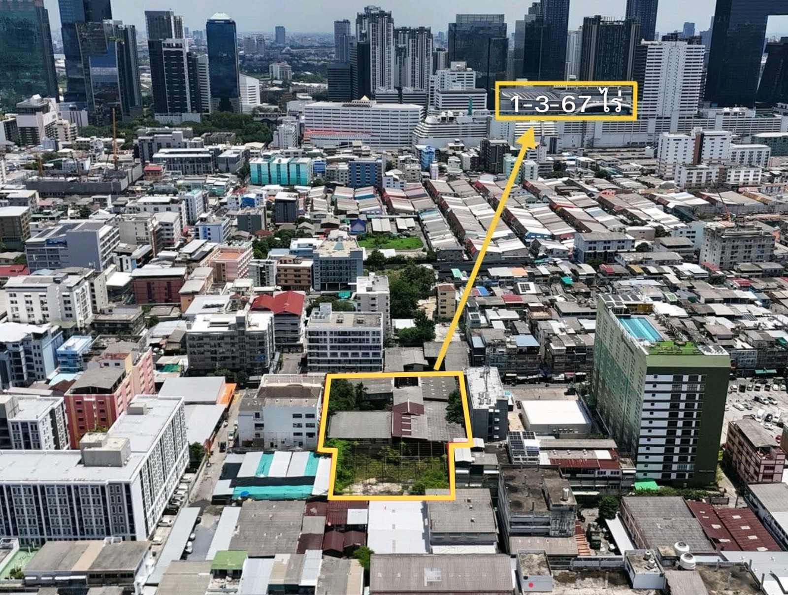 Land for sale, 767 sq m, Din Daeng, Pracha Songkhro 2, near Rama 9–Ratchada, price 130 million baht.