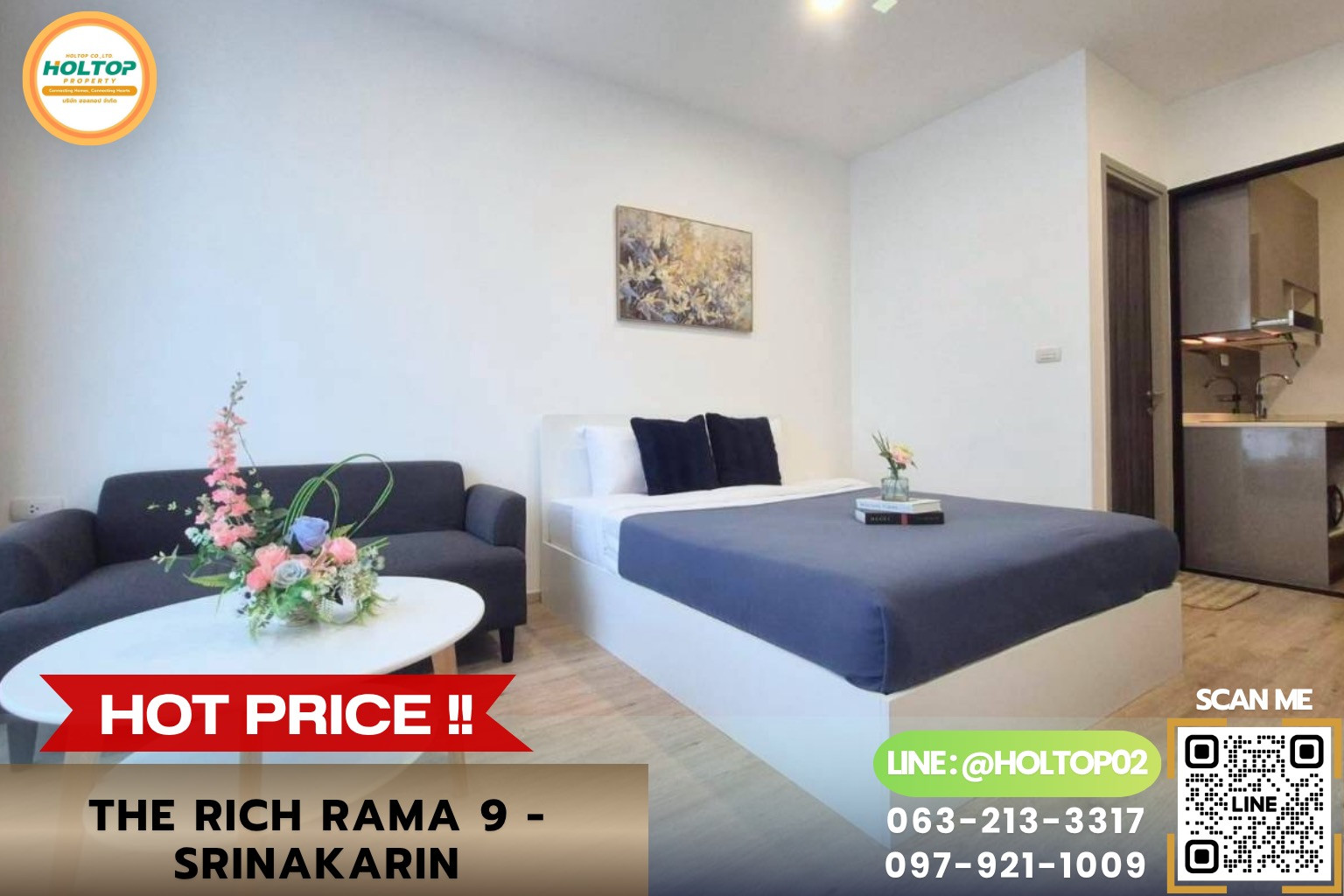 #HT20728 Condo for rent The Rich Rama 9 - Srinakarin (The Rich Rama 9 - Srinakarin)