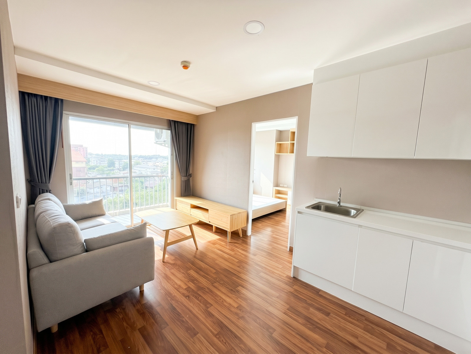 Kanlapapruek Park Mittraphap Condo in the heart of Khon Kaen city, renovated and ready to move in!