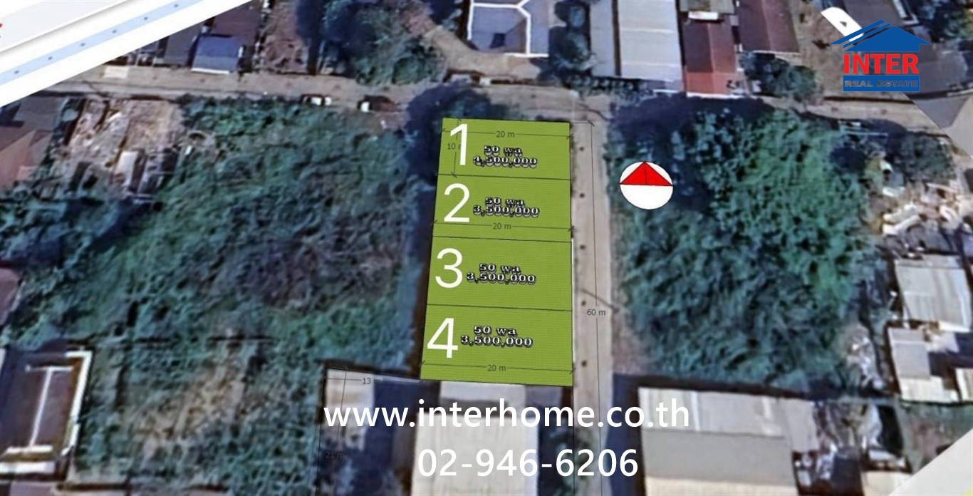 Empty land 50 sq m. Empty land, Soi Sukhumvit 115 (Sor Apichat 9), Sukhumvit Road, Theparak Road, Mueang Samut Prakan, Samut Prakan. – รูปที่ 2
