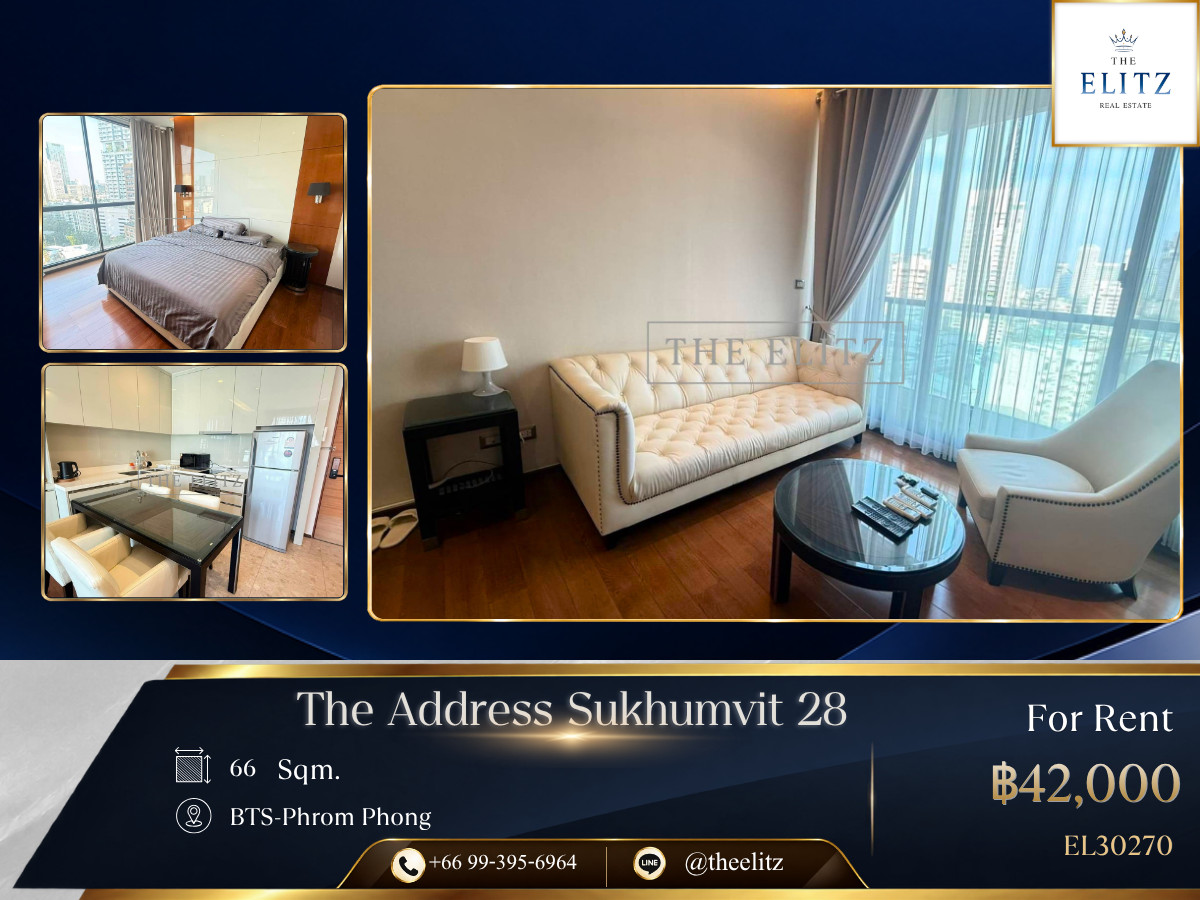 ✨ Prestigious Sukhumvit 28 Address | Exclusive High-Rise Sanctuary - Breathtaking City Views | Walking Distance to BTS-Phrom Phong & EmQuartier - Elite Urban Lifestyle ✨