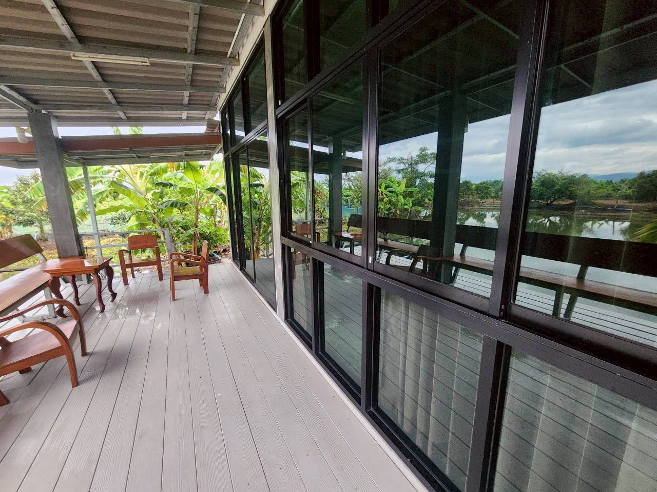 Garden house for sale, private resort atmosphere, with pond, Phrao District, Chiang Mai Province. – รูปที่ 3
