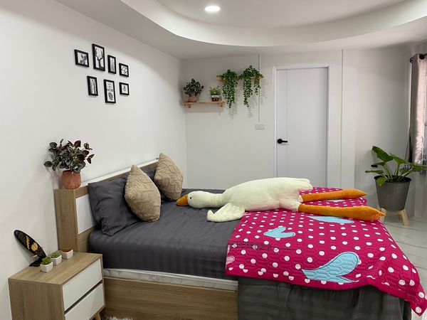 For Sales Detached house, 60 sq. wah Opposite Don Mueang Airport Includes built-in furniture (Located on Kamphaeng Phet 6 Road)