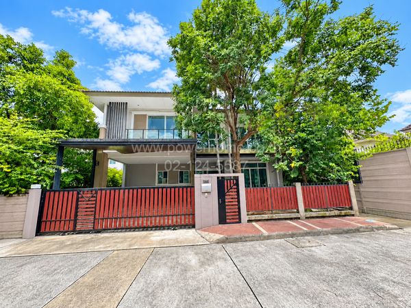 2-story detached house, The Plant Village, Songprapa-Don Mueang. Corner floor, good location, near Ozone One Market, Don Mueang.