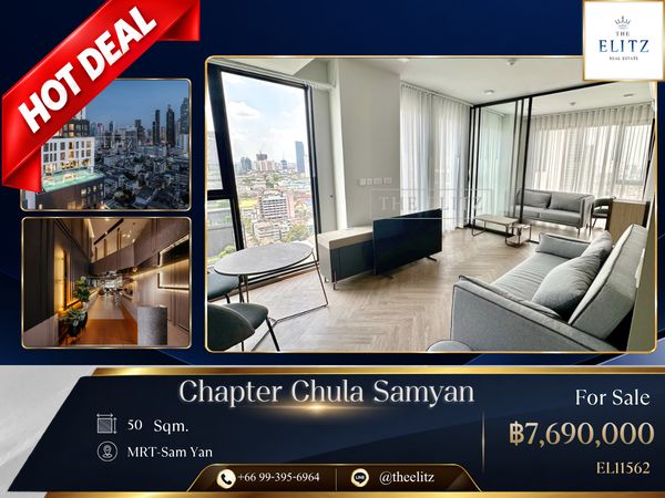 ✨ Modern Lifestyle Hub &  High-Rise Residence Near Chulalongkorn University - Breathtaking Panoramic City Skyline | Short Walk To MRT Samyan & Samyan Mitrtown - Exceptional Choice ✨ 