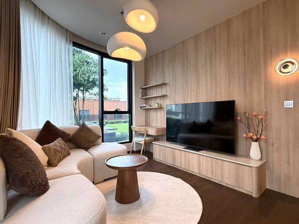 Brandnew unit : Ideo Q sukumvit 36 ให้เช่า ห้องแบบ 2 ห้องนอน ติดสวน