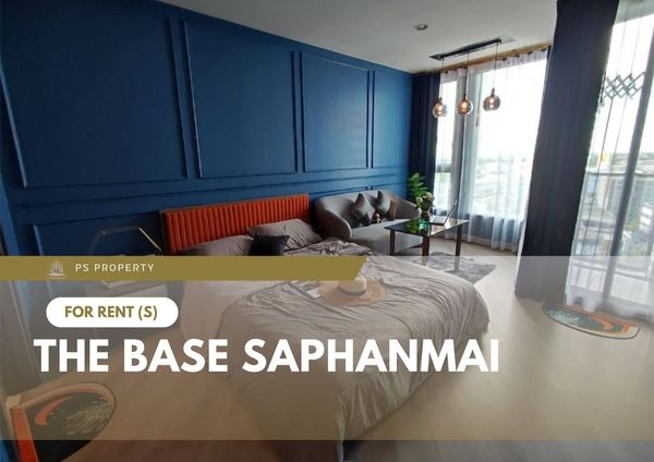 ให้เช่า 🔥 The Base Saphanmai 🔥 เฟอร์นิเจอร์ และ เครื่องใช้ไฟฟ้าครบ ใกล้ BTS สายหยุด