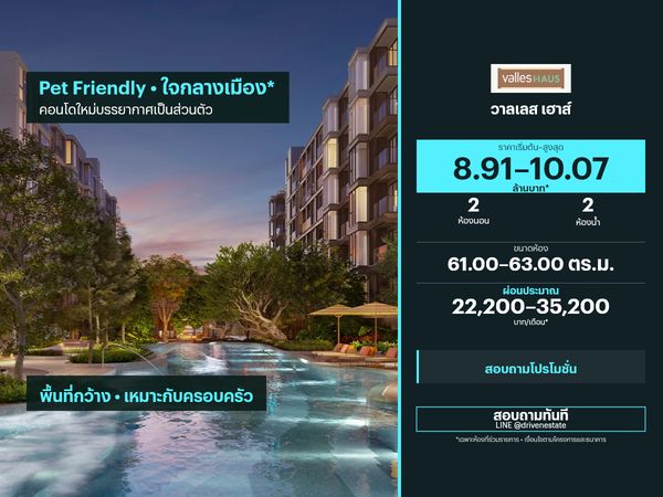ขายคอนโด วาลเลส เฮาส์ 61.00–63.00 ตร.ม.