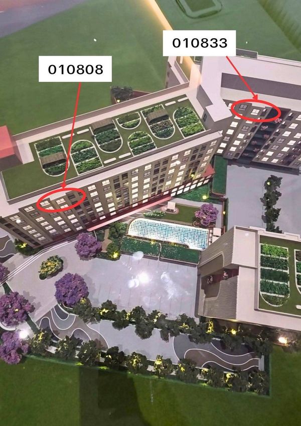 DCONDO VITE North Pattaya, large 2 bedroom condo! Good location near Terminal 21 and the beach. Bring your bags and move in. Starting at 3.575 million baht. Call 093-1681685 Line: @wsrcondo