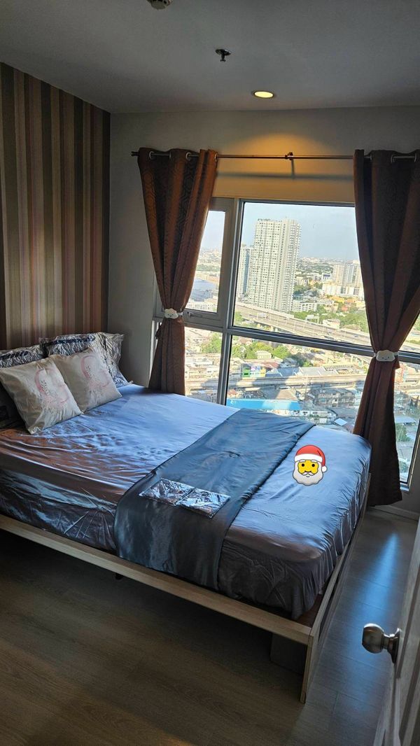 🏙️✨ FOR RENT | ASPIRE SUKHUMVIT 48, Building S, 27th floor, 1 bedroom condo, high floor, city view, complete with furniture and electrical appliances. Just carry your bags and move in! 🧳 💥 For rent only 14,000 baht/month 💥