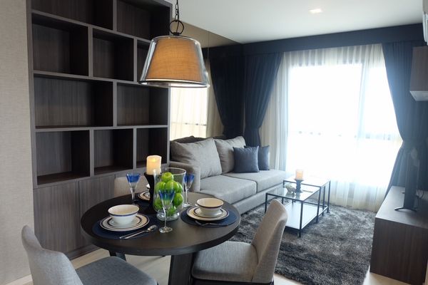 ให้เช่า Life Sukhumvit 48 ห้องมุม 2 ห้องนอน 49 ตร.ม. ชั้น 12A วิวโล่ง ใกล้ BTS พระโขนง 28,000 บาท LINE @cfr7003n