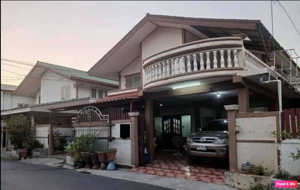 54 sq m, 3 bedrooms, 2 bathrooms, 2-story detached house, Ramintra 46, Ramintra KM 8, near the BTS.